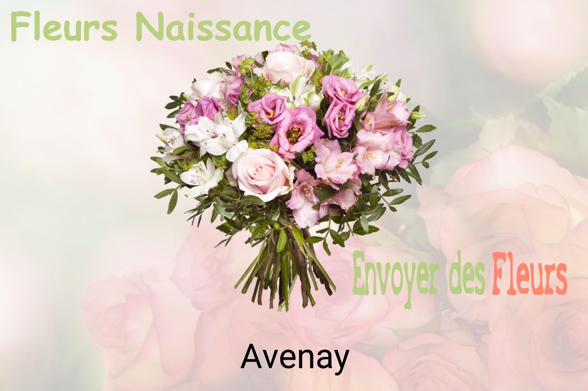 Bouquet de fleurs de naissance livré à Avenay